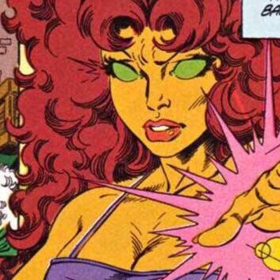 Old Starfire, Comic Starfire, 80s Starfire, Dc Starfire, Kory Anders, Starfire Comics, Titans Starfire, Starfire Dc, Teen Titans Starfire