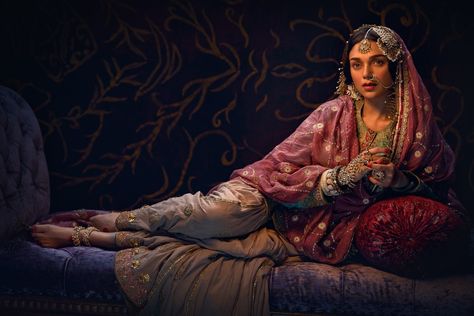 Heeramandi review: A visually stunning yet flawed tale of courtesans Indian Wedding Dresses For Women, Trending Wedding Dresses, Wedding Dresses For Women, Aditi Rao Hydari, Aditi Rao, Sanjay Leela Bhansali, Indian Star, Wedding Dresses For Girls, Indian Aesthetic