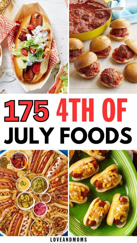 4th of july July 4th Appetizers, 4th Of July Food Ideas, July Food Ideas, Veggie Options, 4th July Food, 4th Of July Food, Patriotic Food, Patriotic Desserts, 4th Of July Desserts