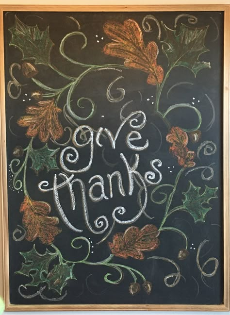 Thanksgiving Sidewalk Chalk Art, Chalk Art Thanksgiving, Thanksgiving Blackboard Ideas, Thanksgiving Chalkboard Ideas Easy, November Chalkboard Ideas, November Chalkboard Art, November Chalkboard, Thanksgiving Chalk Art, Thanksgiving Chalkboard Ideas