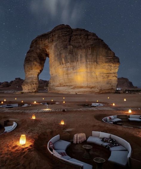 Elephant Rock, AlUla Alula Desert, Alula Saudi Arabia, Light Sculpture Installation, Travel To Saudi Arabia, Elephant Rock, Hiding In Plain Sight, Arab Culture, Unique Travel, المملكة العربية السعودية