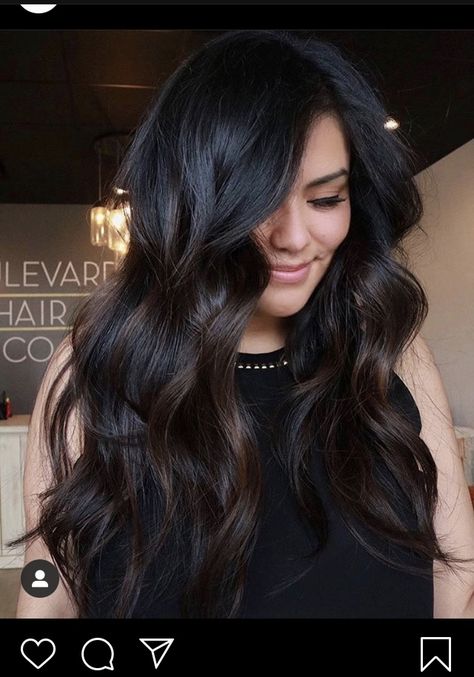 Chocolate Balayage, Hair Color Swatches, Black Hair Balayage, Dark Brunette Hair, Hair Color Options, Dark Hair With Highlights, Brown Hair With Blonde Highlights, Brown Hair Balayage, Hair Color And Cut