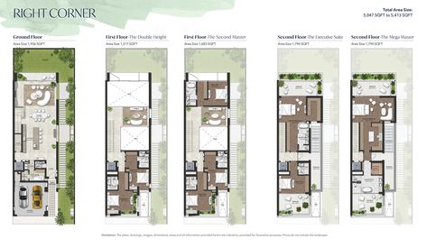 amara Twin Villas - Hillside Way of Living Life | Tilal Al Ghaf Twin Villa Plan, Villa Plan, Joy Of Living, Resort Style, Mini House, Living Life, Gated Community, Open Space, Live Life