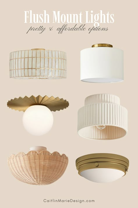 Transitional Flushmount Light, Small Bathroom Flush Mount Chandelier, Boho Light Fixture Flush Mount, Half Bath Ceiling Light, Brass Accents Bedroom, Stylish Flush Mount Lighting, Fluted Ceiling Light, Modern Bathroom Ceiling Light, Ikea Flush Mount Lighting