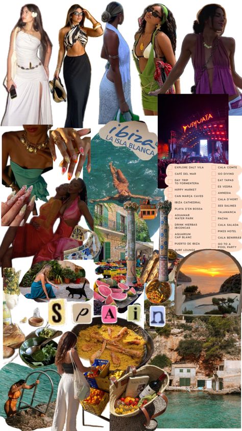 South of Spain holiday aesthetic Spain Aesthetic, Ibiza Spain, South Of Spain, Mallorca Spain, Water Park, Pool Party, Day Trip, Ibiza, Surfing