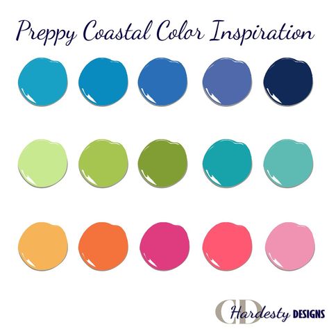 @cassidyhardesty posted to Instagram: Add a splash of color to your home!   #preppystyle #preppyinterior #coastalpreppy #palmbeachstyle #preppy #prepster  #prep #preplife #diningroominspo #livingroominspo #makeitsunny #bedroominspo #interior4you1 #passion4interior #inspire_me_home_decor #interior_and_living #inspohome #roomforinspo #classyinteriors #interior125 #roominterior #interior2you #interiorstyled Bright Beach Color Palette, Preppy Colour Palette, Bright Coastal Color Palette, Key West Color Palette, Preppy Color Palette, Motel Ideas, Key West Colors, Preppy Colors, Retreat Decor