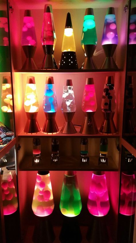 Lava Lamps, Lamp Collection, Lava Lamp, Lamps, I Hope, Shelves