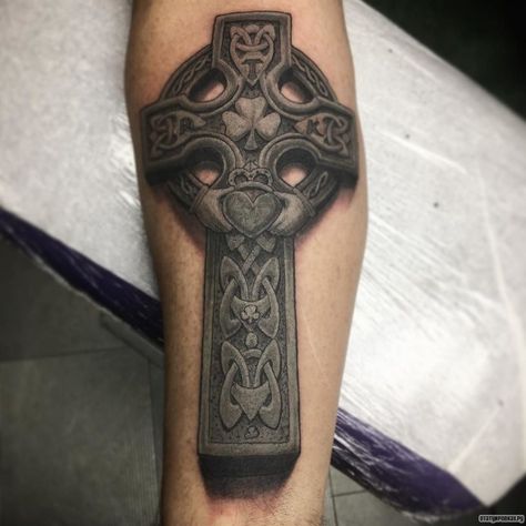 #tattoo #colortattoo #tattoosformen #realistictattoo  #tattoosformen #tattooman #3dtattoo #stylerage Traditional Tattoo Cross, Celtic Cross Tattoo For Men, Cool Cross Tattoos, Celtic Cross Tattoo, Cross Tattoo Meaning, Celtic Cross Tattoos, Irish Tattoos, Cross Tattoo For Men, Cross Tattoos