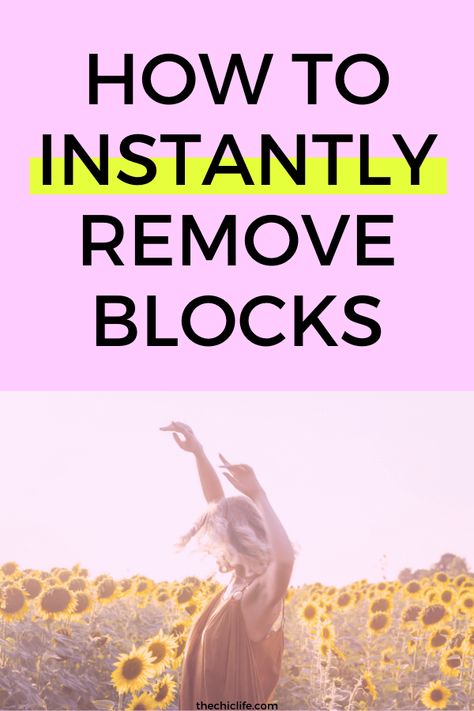 Learn how to INSTANTLY remove blocks so your manifestations flow with ease! If you're having trouble manifesting or feel like something is keeping what you want from you, check out this post! #goodvibes #highvibes #lawofattraction #manifestation #manifest #lawofvibration How To Remove Blockages, Spell To Remove Blockages, How To Remove Spiritual Blockage, Releasing Money Blocks, How To Move Stagnant Energy, What Is Energy, Energy Blocks, It Hurts Me, Socially Awkward