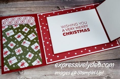 Stampin Up Shining Christmas, Shining Christmas Dsp, Stampin Up Shining Christmas Dsp, Joy Fold Card, Fun Folds, Together Again, Designer Series Paper, Cards Christmas, Fun Fold Cards