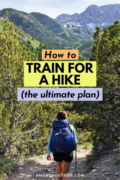 Wondering how to train for a hike? Look no further than this guide! When it comes to hiking, you want a program that’s going to build endurance and strengthen your body against the most common injuries on the trail… which means we need more than a handful of leg exercises. We’ll show you exactly what to do in this post. Let’s get started! Train For Hiking, Leg Strengthening Exercises, Build Endurance, Hiking Training, Skill Building, Altitude Sickness, Leg Exercises, Split Squat, Backpacking Tips