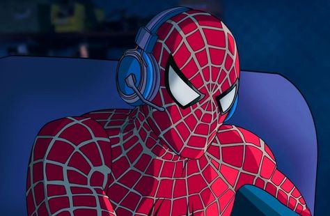 Spiderman With Headphones, Spiderman Headphones, Spiderman Tobey, Crypto Apex Legends, Spiderman Funny, Trippy Cartoon, Miles Spiderman, Spiderman Cartoon, Marvel Animation