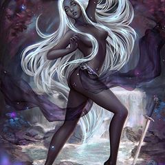 Serafleur (@serafleur) • Instagram photos and videos Drow Character Art, Elves Fantasy, Elf Art, Dark Elves, Dungeons And Dragons Characters, Dark Elf, Mythology Art, Art Women, Beautiful Fantasy Art