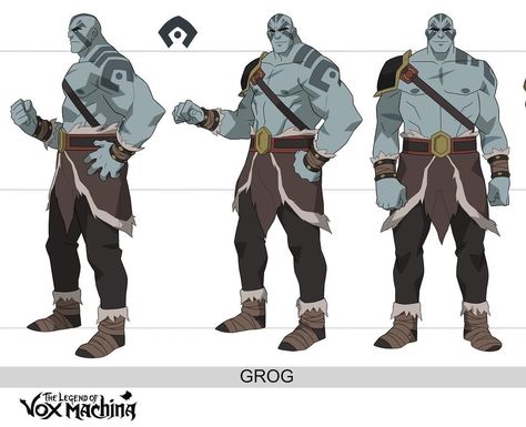 Phil Bourassa on Instagram: “The big guy! Probably the first of the mains I turned once everyone signed off on the 3/q front. After my initial round of concepts was…” Phil Bourassa, Critical Role Cosplay, Character Model Sheet, Vox Machina, Critical Role Fan Art, Tv Animation, Character Study, Big Guy, Thundercats