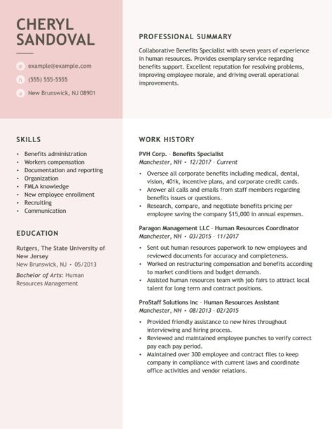 2022 Best Benefits Specialist Resume Example | MyPerfectResume Chronological Resume, Training Manager, Staff Development, Accounting Jobs, Functional Resume, Curriculum Design, Resume Writing Services, Program Management, Manager Resume