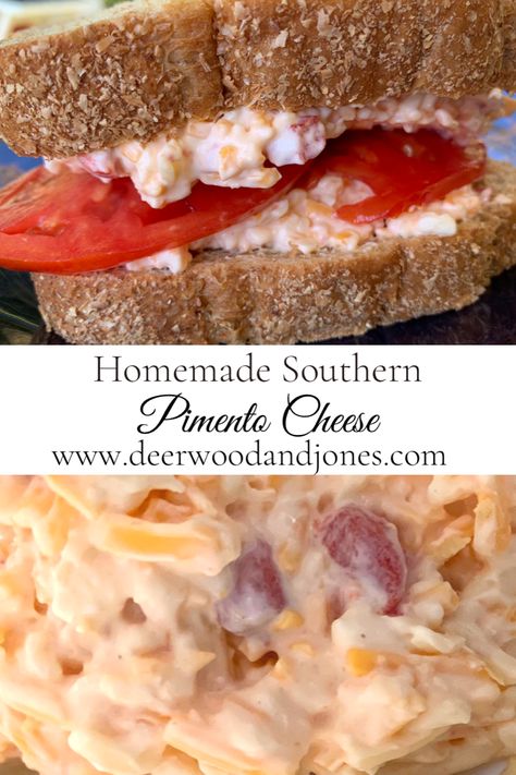 Homemade Southern Pimento Cheese Palmetto Pimento Cheese Copycat Recipe, Palmetto Cheese Recipe, Southern Pimento Cheese, Palmetto Cheese, Pimento Cheese Recipe, Pimento Cheese Sandwiches, Homemade Pimento Cheese, Pimento Cheese Recipes, Winn Dixie