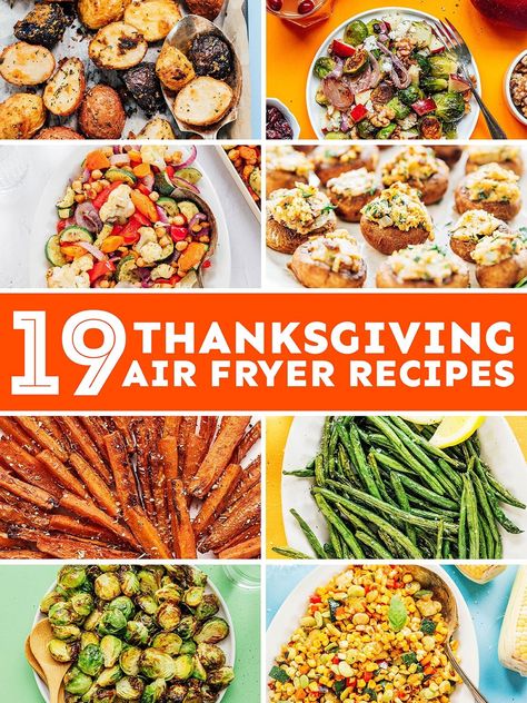 19 Air Fryer Thanksgiving Sides (Top-Rated Recipes!) Air Fryer Thanksgiving, Thanksgiving Recipes Appetizers, Crispy Sweet Potato Fries, Thanksgiving Foods, Thanksgiving Appetizer Recipes, Easy Thanksgiving Recipes, Crispy Sweet Potato, Delicious Thanksgiving, Recipes Appetizers