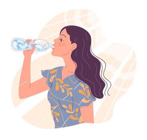 Stay Hydrated Illustration, Teachers Illustration, Cartoon Faces Expressions, Water Woman, Water Images, Water Illustration, School Images, Water Aesthetic, Food Illustration Art