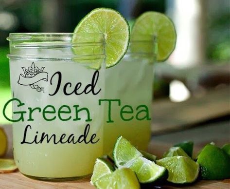 Passion Tea Lemonade, Limeade Recipe, Green Tea Lemonade, Tea Drink Recipes, Passion Tea, Green Tea Recipes, Iced Green Tea, Tea Lemonade, Drink Recipes Nonalcoholic