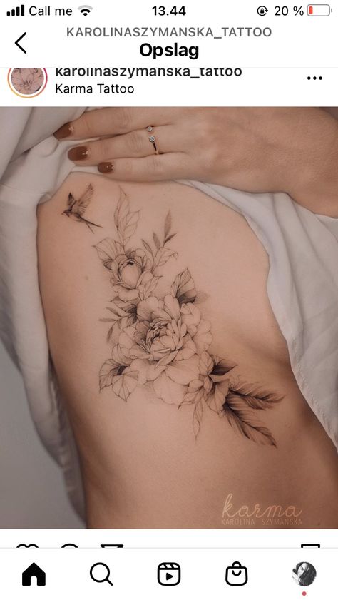 Floral Tattoo Design Side Rib, Ribcage Floral Tattoo, Fine Line Floral Rib Tattoo, Floral Tattoo Side Ribs, Floral Tattoo Design Ribs, Stomach Flower Tattoo, Floral Rib Tattoos For Women, Floral Rib Tattoo, 26 Tattoo