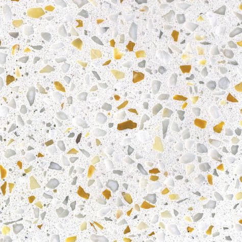 Resin Terrazzo | Diespeker & Co. | Quality stone specialists since 1881 Resin Terrazzo, Vinyl Organizer, Yellow Terrazzo, Material Color Palette, Terrazzo Texture, Terrazzo Print, Material Board, Painted Rug, Terrazzo Flooring