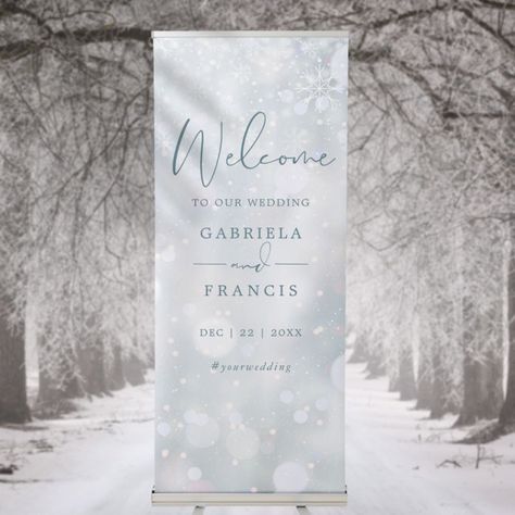 Winter Wonderland Welcome Sign, Winter Wonderland Wedding Invitations, Welcome Sign Christmas, Wonderland Wedding Invitations, Ski Wedding, Chic Typography, Snowflake Wedding, Snow Wedding, Holiday Hotel