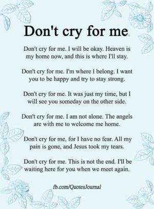 Heaven Is My Home, Dad In Heaven Quotes, Bereavement Quotes, Mom In Heaven Quotes, I'll Be Waiting, I Will Be Okay, Words Of Sympathy, Sympathy Poems, Letter From Heaven