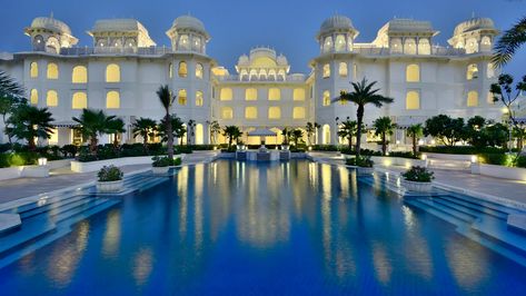 This Palatial Hotel Is Where To Stay When We Can Return To India | Condé Nast Traveler Villa Pool, Contests Sweepstakes, Online Sweepstakes, Jw Marriott, Hotel Stay, Conde Nast Traveler, Conde Nast, Luxury Spa, Stay The Night