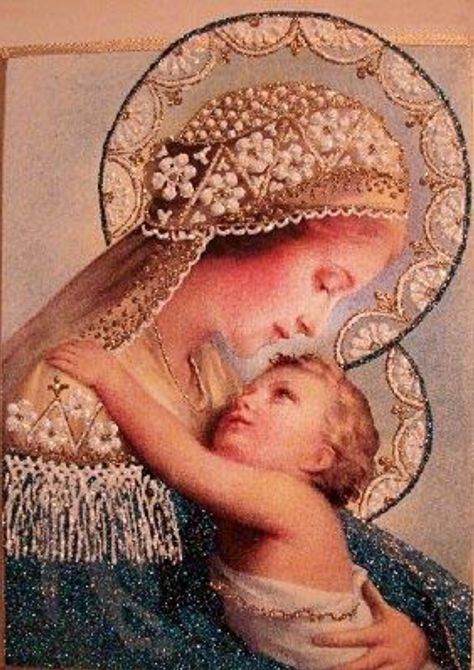 Madonna and child. Beautiful. Child Painting, Panna Marie, Blessed Mary, Religious Pictures, Catholic Images, Art Sacre, Blessed Mother Mary, Lord God, Religious Images