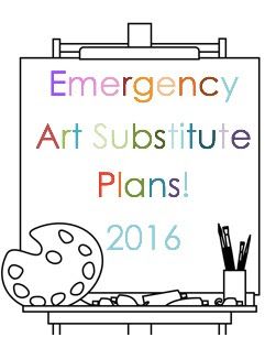 Art Sub Plans Elementary, Elementary Art Sub Plans, Art Substitute Plans, Substitute Folder, Tab Art, 2024 Classroom, Drawing Group, Teacher Essentials, Elementary Art Lesson Plans