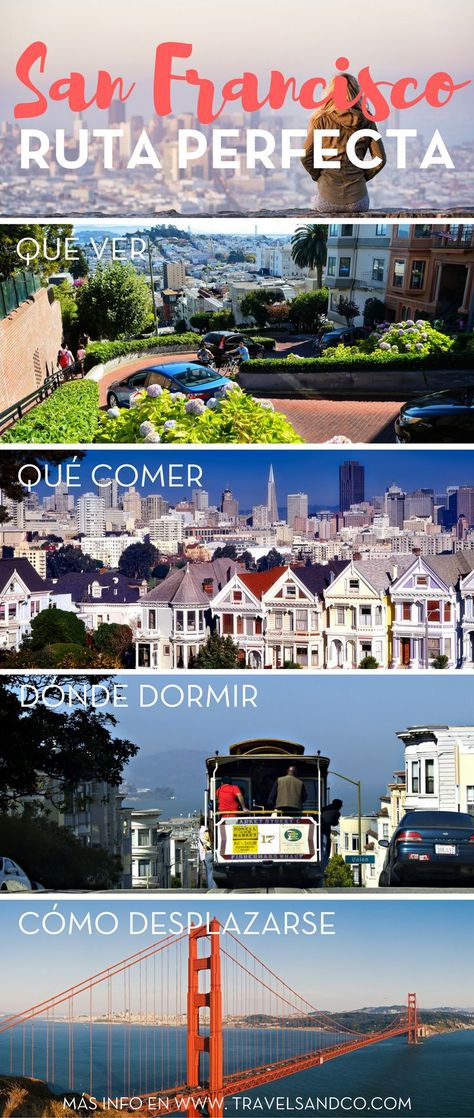 [GUÍA] Qué hacer, qué visitar, dónde alojarse, qué comer... guía completa en San Francisco. San Francisco Quotes, West Coast Travel, San Francisco Travel, Travel Photography Inspiration, Costa Rica Travel, Most Beautiful Cities, Quotes Images, Beautiful City, Travel Goals