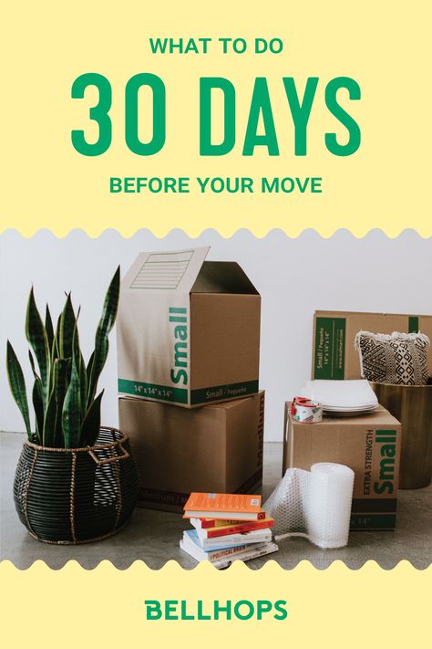 Moving In 30 Days Checklist, 30 Day Packing List Moving, Free Moving Checklist Printable, Moving In 30 Days, List For Moving Out, How To Pack To Move In 30 Days, Moving In Two Weeks, Last Minute Moving Checklist, Moving Out Of State Checklist Printable