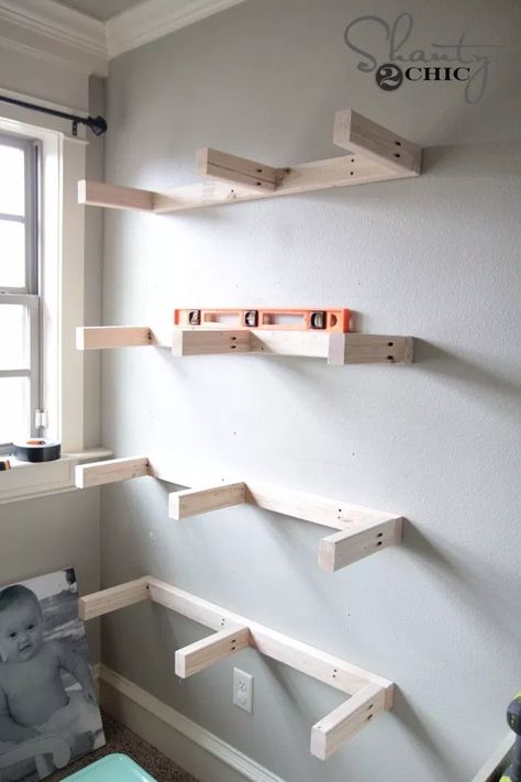 Floating Shelf Plans, Hemma Diy, Floating Shelves Diy, Diy Holz, Estantes Flotantes, Hus Inspiration, घर की सजावट, Diy Shelves, Diy Home Improvement