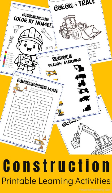 Do you have a unit study about construction in your lesson plans? Don't miss these free construction-themed activity pages for your homeschool. #freehomeschooldeals #fhdhomeschoolers #constructionworksheets #constructionactivitypages #freeconstructionprintables Construction Activity, Evergreen Content, Construction Activities, Learning Printables, Frugal Family, School Daze, Activity Pages, Homeschool Life, Community Helpers