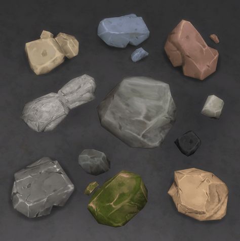 Rock Add-Ons ● Sims 4 CC Objects Sims 4 Cc Objects, Rock Textures, Sims Building, Custom Recipe, Sims 4 Cc Packs, Sims 4 Cc Furniture, Sims 4 Build, Sims 4 Houses, Sims 4 Cc Finds