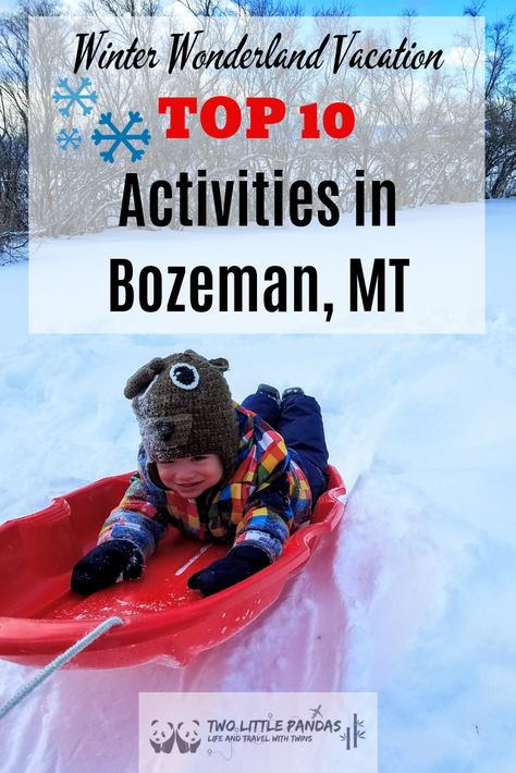 Cheap Winter Vacations, Outdoorsy Family, Winter Family Vacations, Chicago Weekend, Montana Winter, Best Winter Vacations, Winter Vacations, Montana Travel, Bozeman Mt