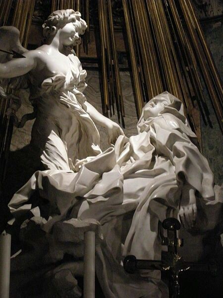 The Extasy of St Teresa of Avila. Bernini. Rome Ap Art History 250, Bernini Sculpture, Baroque Sculpture, Ap Art History, Gian Lorenzo Bernini, Lorenzo Bernini, Italian Sculptors, St Teresa, Saint Teresa