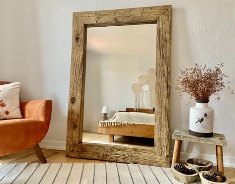 Excited to share this item from my #etsy shop: Rustic Floor Mirror Full Length, Full Body Mirror Floor Length, Rustic Reclaimed Mirror Frame, Rustic Wood Mirror Bedroom Wall Decor Mirror Bedroom Wall Decor, Mirror Bedroom Wall, Rustic Floor Mirrors, Mirror Floor Length, Rustic Wood Mirror, Rustic Floor, Mirror Full Length, Mirror Floor, Mirror Bedroom