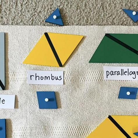 Types Of Polygons, Types Of Triangles, Types Of Angles, Montessori Education, The Cabinet, The Triangle, Home Education, Study Unit, Homeschool Mom