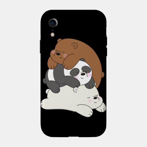 We Bare Bears - We Bare Bears - Phone Case | TeePublic We Bear Bears Phone Case, Mobile Case Design, Bff Phone Cases, Artsy Phone Cases, Unicorn Phone Case, Cover Painting, Phone Case Diy Paint, Diy Phone Case Design, Creative Iphone Case