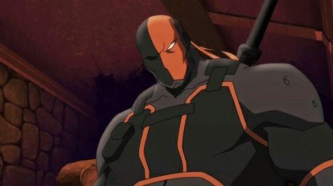 Deathstroke aka Slade Wilson.   I fell in love with the costume from the animated movie, Son of Batman.  Hopefully I can start on it reaparición soon Batman Animated Movies, Deathstroke The Terminator, Slade Wilson, Son Of Batman, Ninja Master, Super Soldier, Dc Comics Artwork, Deathstroke, Teen Titans Go