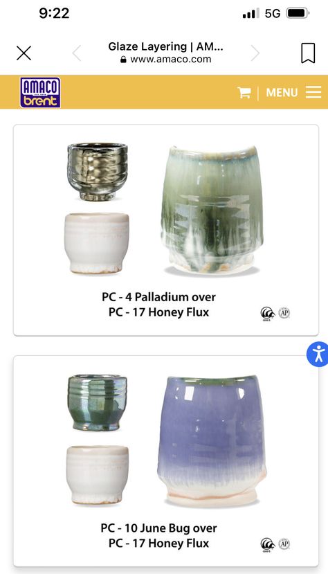 Amaco Palladium Glaze Combinations, June Bug Glaze Combinations, Palladium Glaze Combinations, June Bug Glaze, Amaco Palladium, Palladium Glaze, Pottery Tips, Ceramic Glazing, Bowl Ideas