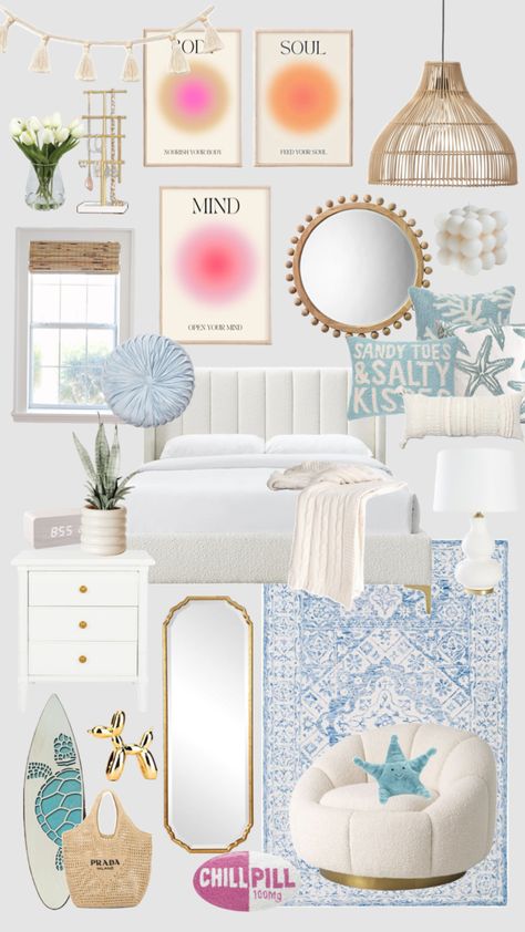 Surf Room Decor, Coastal Room Decor, Ocean Room Decor, Summer Room Decor, Beachy Room Decor, Preppy Bedroom Decor, Beach Room Decor, Surf Room, Preppy Bedroom