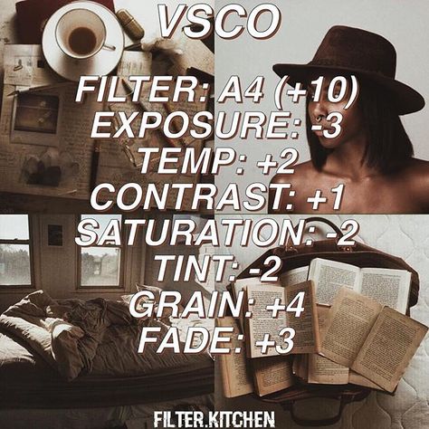 Type: FREE ☕️ really cute for dark/ brown skin tones, rain days, pictures of coffee and good reads Vsco Hacks, Vsco Filter Free, Vsco Filter Instagram, Vsco Themes, Vsco Tutorial, Vsco Cam Filters, Trendy Plants, Photo Editing Vsco, Feed Insta