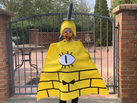 Made Bill Halloween magic for my Kiddo- ThorGift.com - If you like it please buy some from ThorGift.com Halloween Costumes Bill Cipher, Bill Cipher Costume Diy, Bill Cipher Costume, Hunter Costume, Fall Memes, Funny Comic, Well Well, Bill Cipher, Costume Diy