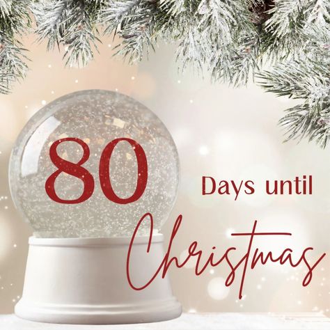 The countdown has officially begun! Just 80 days until Christmas! 😍🎅 #ChristmasCountdown #DioGiftShop Days Until Christmas, Christmas Countdown, Gift Shop, Christmas, Quick Saves