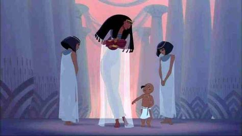 The Princess finds Moses, the baby in the bullrushes.  From the magnificent 1998 animated film, The Prince Of Egypt. Prince Of Egypt Queen Tuya, Prince Of Egypt Aesthetic, Prince Of Egypt Concept Art, Egyptian Drawings, Egypt Queen, Laika Studios, Egypt Concept Art, Prince Of Egypt, Movie Screenshots