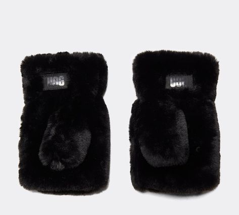 Ugg Womens Faux Fur Fingerless Glove | Black | Footasylum Ugg Gloves, Womens Thermal, Cold Weather Accessories, Different Outfits, Womens Gloves, Mitten Gloves, Womens Uggs, Ugg Boots, Fingerless Gloves