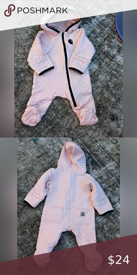 Carhartt Baby Girl Pink Quilted Suit Size 3 Months Carhartt Baby Girl, Baby Girl Pink, Pink Girl, 3 Months, Plus Outfits, Vintage Fashion Trends, Fashion Dresses, Plus Fashion, Jewelry Watches