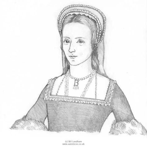 Modern drawing Anne Boleyn Drawing, Anne Boleyn Portrait, Anne Boylen, Ludlow Castle, Lady Jane Grey, Catherine Parr, Modern Drawing, Tudor History, Jane Seymour